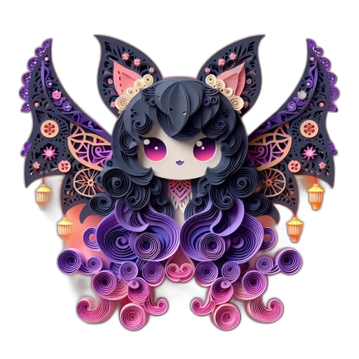 dragon, creature, fantasy art, concept art, 3d render, anime, dark, intricately transparent PNG cut-out