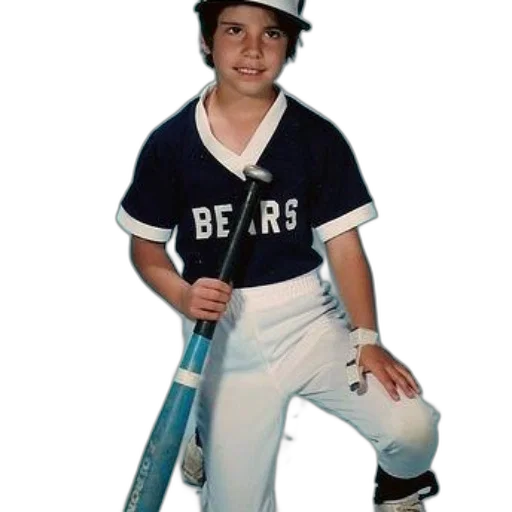 weapon, animal, staff, young, boy, poses, his, bears transparent PNG cut-out