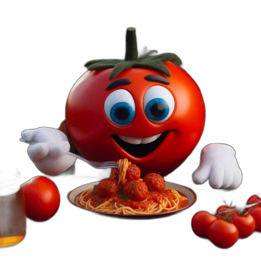 food, animal, crown, creature, 3d render, concept art, photorealistic, pixel art transparent PNG cut-out