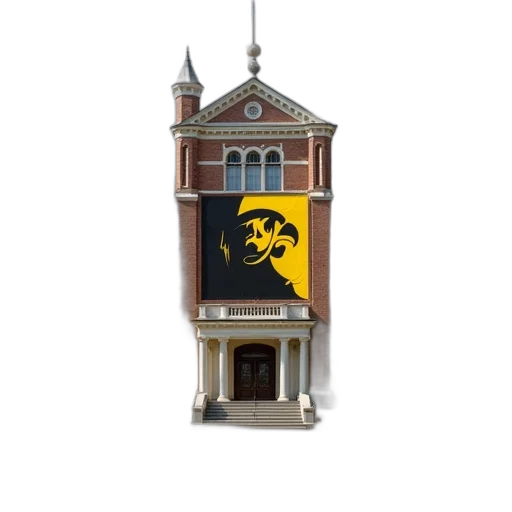 building, university, iowa, student transparent PNG cut-out