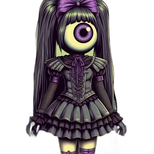 mask, dress, creature, staff, pixel art, concept art, 3d render, fantasy art transparent PNG cut-out