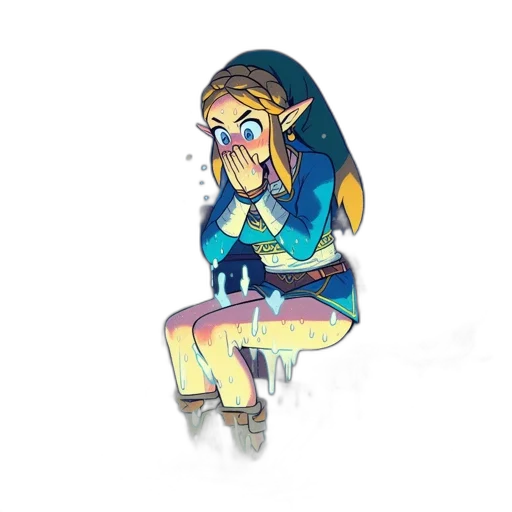jacket, dress, creature, mask, pixel art, concept art, watercolor, fantasy art transparent PNG cut-out