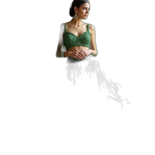 dress, jewelry, staff, crown transparent PNG cut-out
