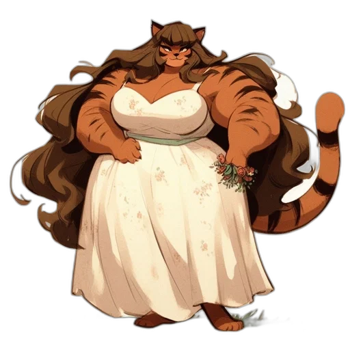 dress, creature, animal, crown, concept art, pixel art, fantasy art, cartoon transparent PNG cut-out