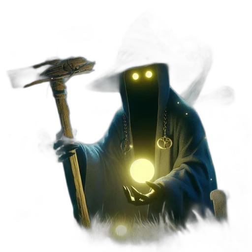 staff, sword, mask, weapon, concept art, fantasy art, pixel art, comic book art transparent PNG cut-out