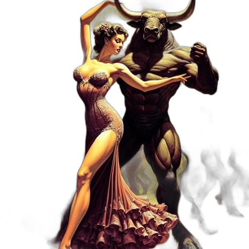 dress, mask, comic book art, concept art, fantasy art, pixel art, fire, woman transparent PNG cut-out
