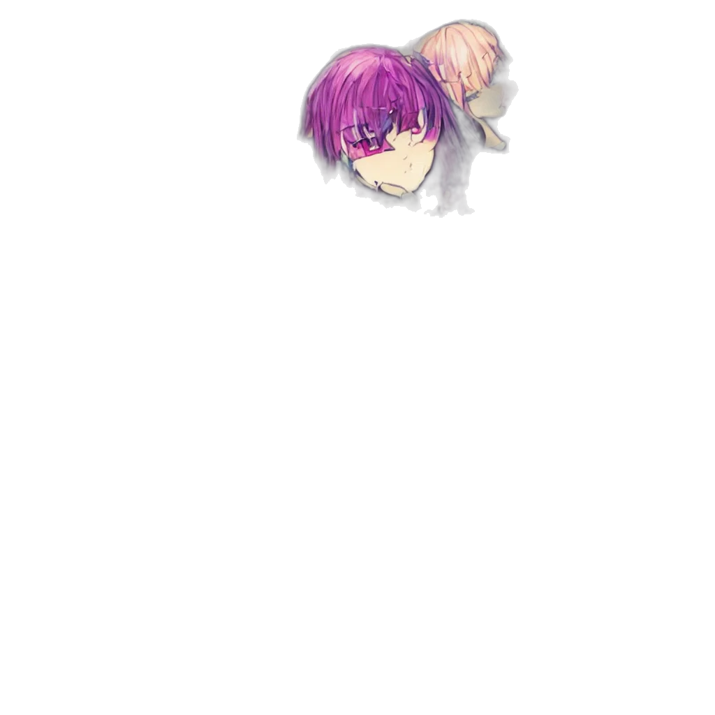 creature, weapon, hair, staff transparent PNG cut-out