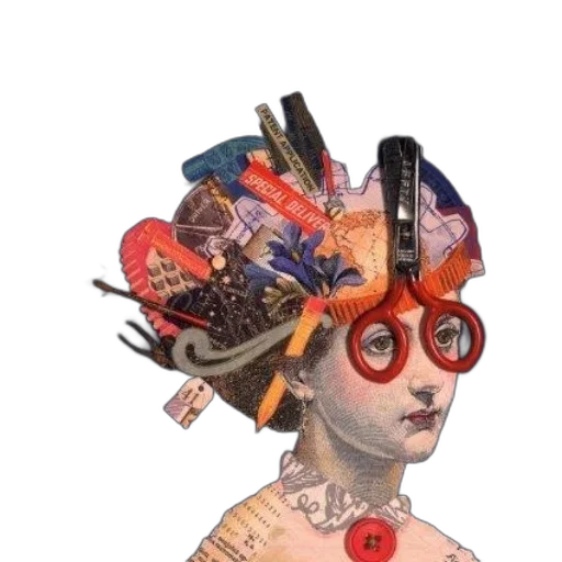 hat, mask, crown, face, concept art, watercolor, photorealistic, cover transparent PNG cut-out