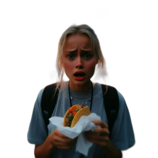 creature, food, face, animal, photorealistic, vaporwave, cartoon, concept art transparent PNG cut-out