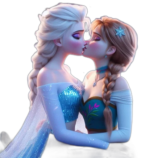 concept art, fantasy art, pixel art, cartoon, underwater, snow, neon lights, image transparent PNG cut-out