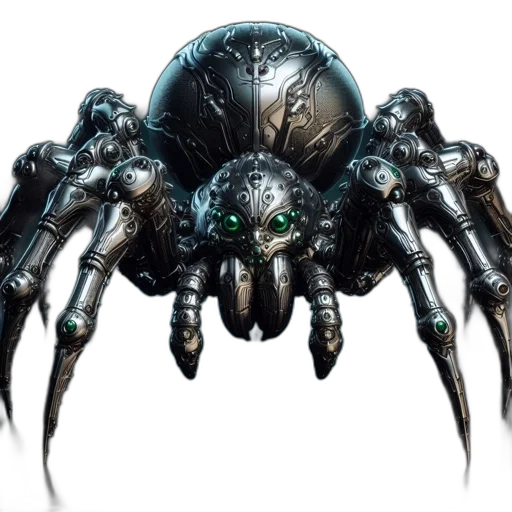robot, creature, weapon, mask, concept art, 3d render, fantasy art, cyberpunk transparent PNG cut-out