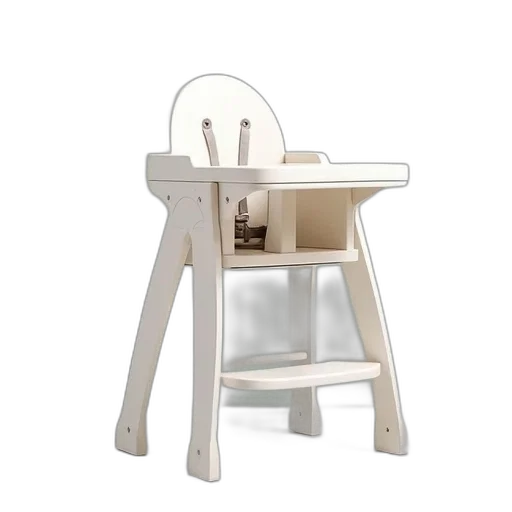 furniture, 3d render, highchair, toddler transparent PNG cut-out