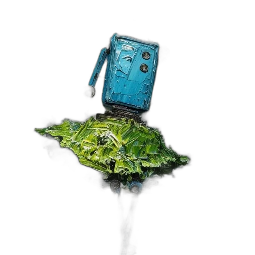 robot, creature, shoes, weapon, concept art, fantasy art, photorealistic, 3d render transparent PNG cut-out
