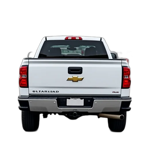 white, pickup, truck, parked, lot, several, other, vehicles transparent PNG cut-out