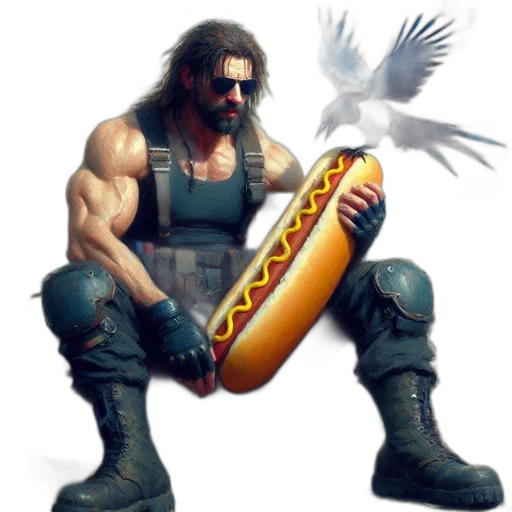 weapon, food, animal, sword, concept art, pixel art, fantasy art, cyberpunk transparent PNG cut-out