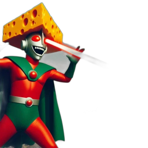 robot, weapon, sword, 3d render, concept art, cheese-headed, laser-eyed, character transparent PNG cut-out