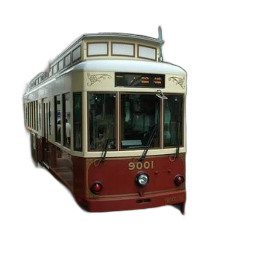 car, photorealistic, 3d render, concept art, red, cream-colored, train, number transparent PNG cut-out