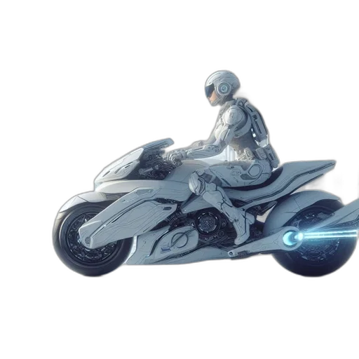 car, robot, weapon, jacket, concept art, anime, 3d render, cyberpunk transparent PNG cut-out