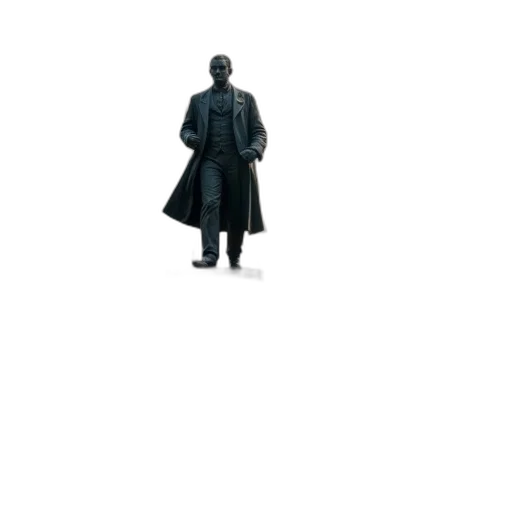 jacket, staff, robot, umbrella transparent PNG cut-out