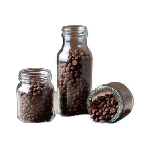 food, bottle, 3d render, photorealistic transparent PNG cut-out