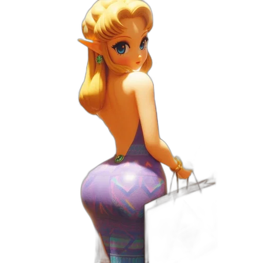 dress, weapon, staff, robot, pixel art, concept art, fantasy art, vaporwave transparent PNG cut-out