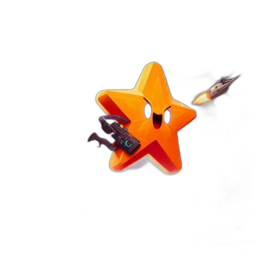 weapon, staff, flower, creature, 3d render, concept art, fantasy art, pixel art transparent PNG cut-out
