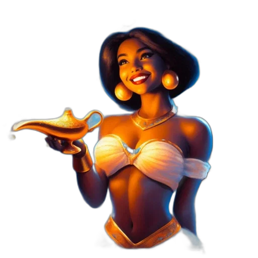jewelry, staff, concept art, fantasy art, cartoon, comic book art, neon lights, golden transparent PNG cut-out