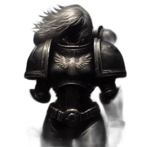 mask, sword, face, robot, concept art, fantasy art, comic book art, pixel art transparent PNG cut-out