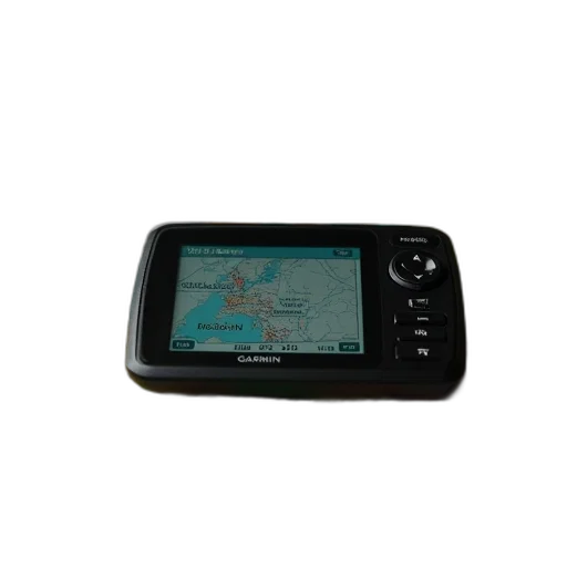 3d render, garmin, gps, screen, middle, map transparent PNG cut-out
