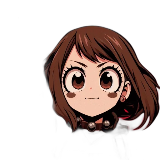 hair, jewelry, face, anime, cartoon, pixel art, concept art, animated transparent PNG cut-out