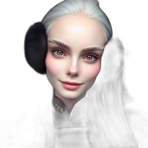 face, robot, mask, staff, fantasy art, photorealistic, concept art, 3d render transparent PNG cut-out