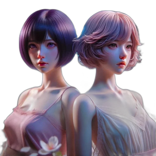 dress, concept art, 3d render, vaporwave, fantasy art, neon lights, pastel, blue transparent PNG cut-out