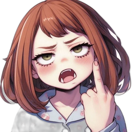 face, creature, staff, jacket, anime, pixel art, vaporwave, cartoon transparent PNG cut-out