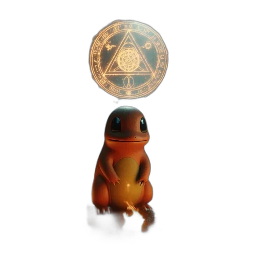 creature, staff, robot, animal, 3d render, concept art, fantasy art, mystical transparent PNG cut-out