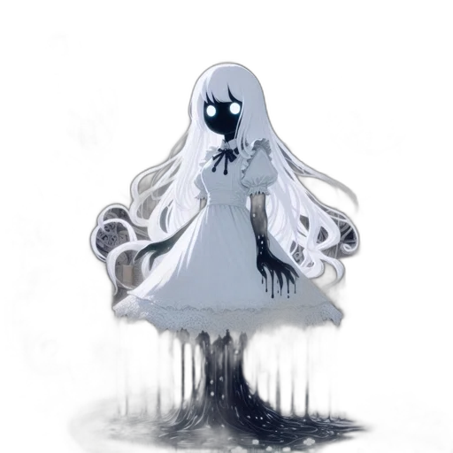 creature, dress, mask, crown, concept art, watercolor, pixel art, fantasy art transparent PNG cut-out