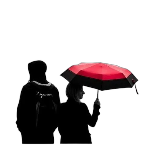 umbrella, staff, jacket, hat, concept art, 3d render, photorealistic, pixel art transparent PNG cut-out