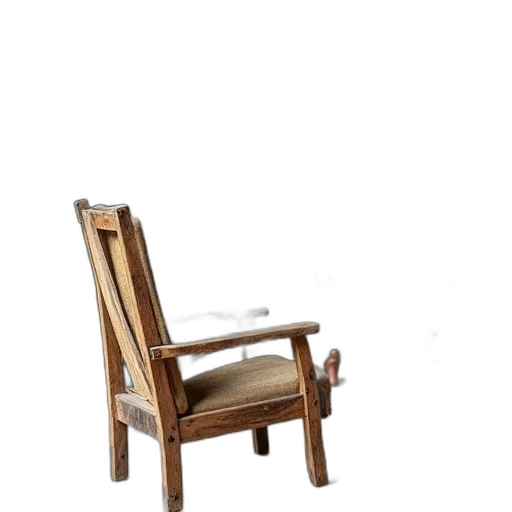 furniture, staff, dress, animal, 3d render, photorealistic, oil painting, rustic transparent PNG cut-out