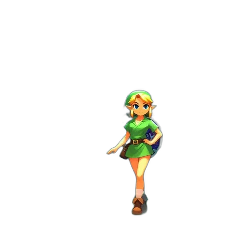 staff, dress, weapon, pixel art, 3d render, concept art, fantasy art, green transparent PNG cut-out