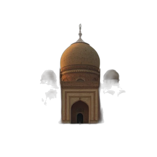 building, robot, umbrella, crown, 3d render, pixel art, concept art, photorealistic transparent PNG cut-out