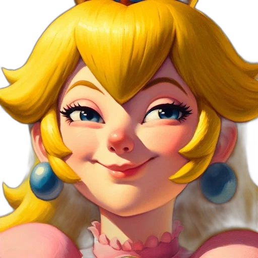face, crown, dress, staff, concept art, 3d render, photorealistic, cartoon transparent PNG cut-out