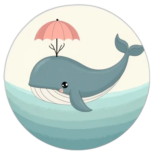 umbrella, animal, concept art, pixel art, underwater, rain, girl, ocean transparent PNG cut-out