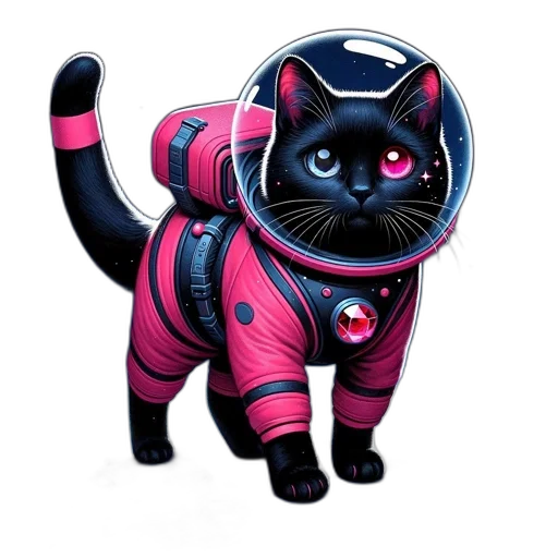 animal, creature, staff, concept art, comic book art, fantasy art, cyberpunk, outer space transparent PNG cut-out