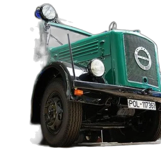 car, robot, 3d render, photorealistic, concept art, vintage, green, truck transparent PNG cut-out