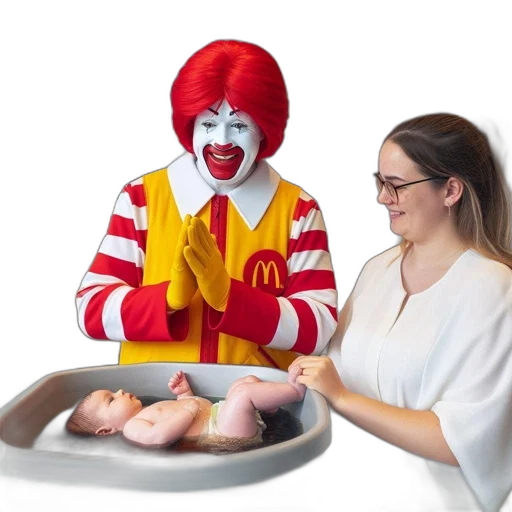 food, creature, animal, face, fire, woman, bathes, baby transparent PNG cut-out