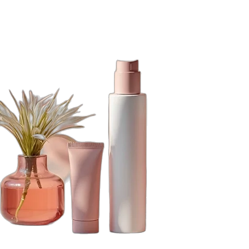 bottle, 3d render, earth tones, pastel transparent PNG cut-out