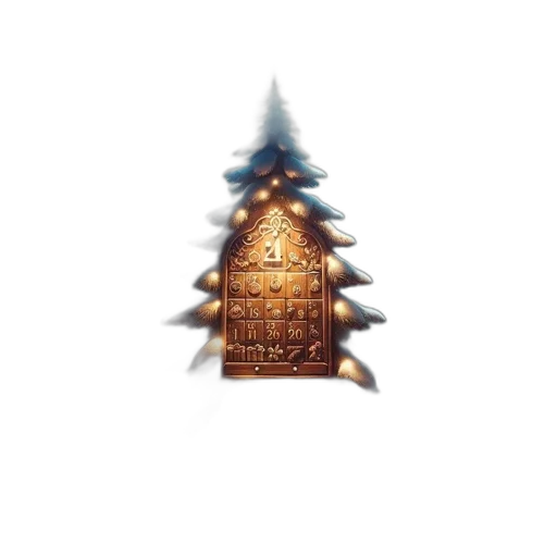 crown, building, jewelry, tree, 3d render, pixel art, concept art, fantasy art transparent PNG cut-out