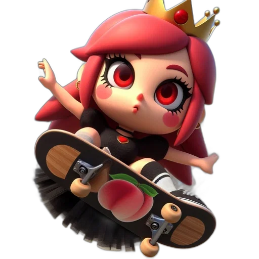 weapon, crown, staff, concept art, 3d render, fantasy art, pixel art, vibrant transparent PNG cut-out