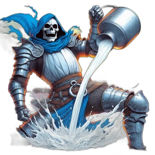 sword, weapon, staff, concept art, fantasy art, comic book art, pixel art, blue transparent PNG cut-out