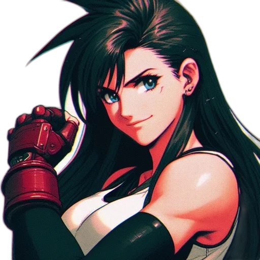 weapon, face, anime, comic book art, pixel art, concept art, red, animated transparent PNG cut-out