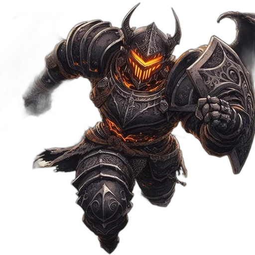 dragon, weapon, sword, fantasy art, concept art, comic book art, pixel art, dark transparent PNG cut-out